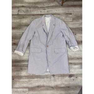H&M Light purple oversized long blazer